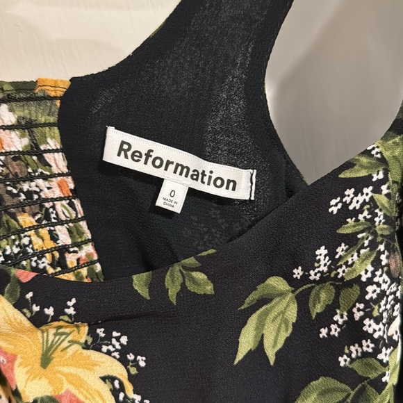 Reformation Twilight Dress in Sicilia print NWT - Picture 4 of 5